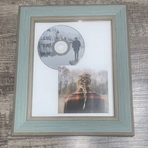 Evermore Taylor Swift CD & Booklet - Framed